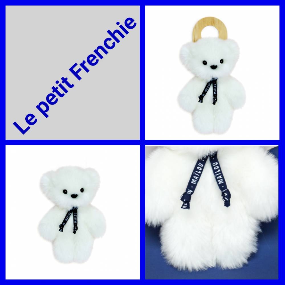Le Panier de la Marmotte - Le Petit Frenchie blanc