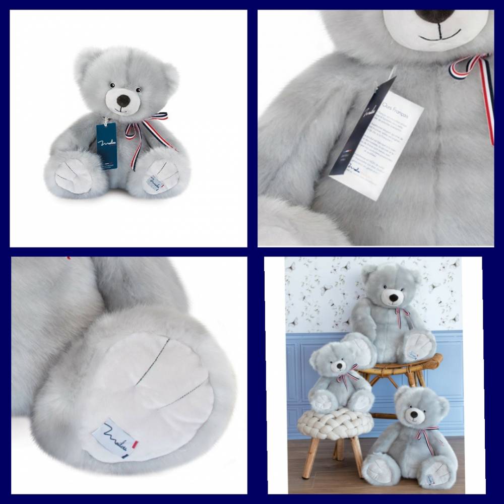 Le Panier de la Marmotte - L'Ours Français -Gris Perle 109