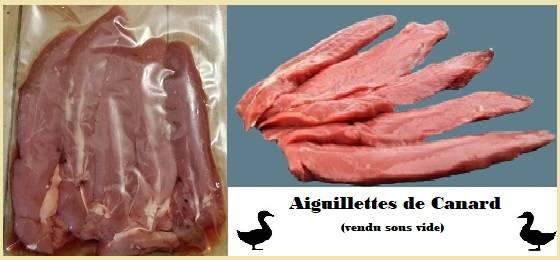 Le Panier de la Marmotte - Aiguillettes de canard