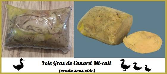Le Panier de la Marmotte  - Foie mi-cuit de canard