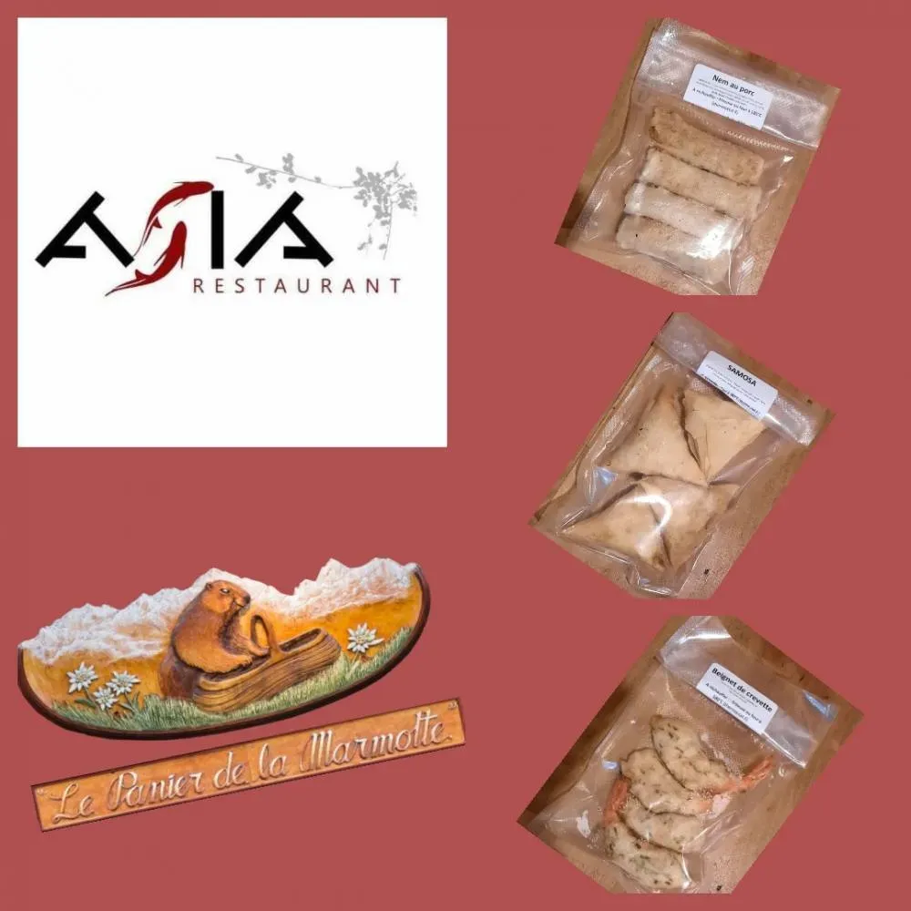 nems, samossas, crevettes