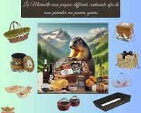 Montage Photo Voyage collage vert bleu