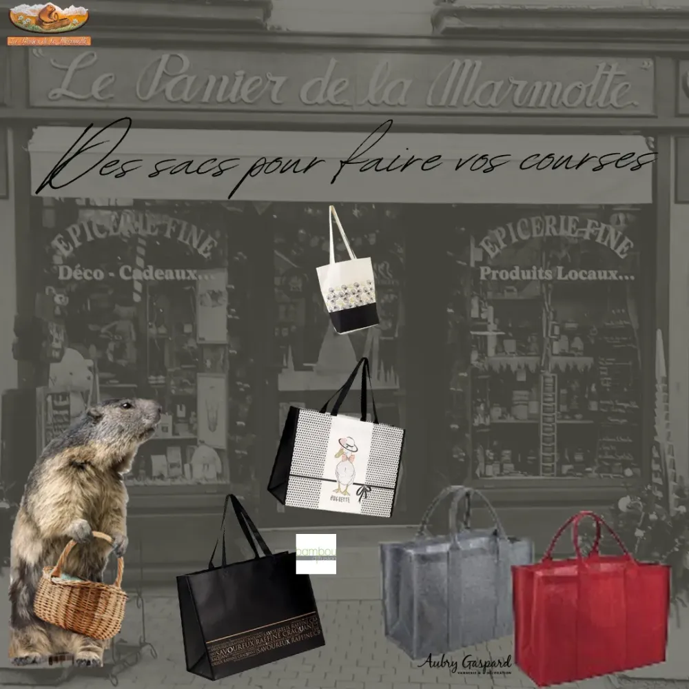 Le Panier de la Marmotte - sac courses